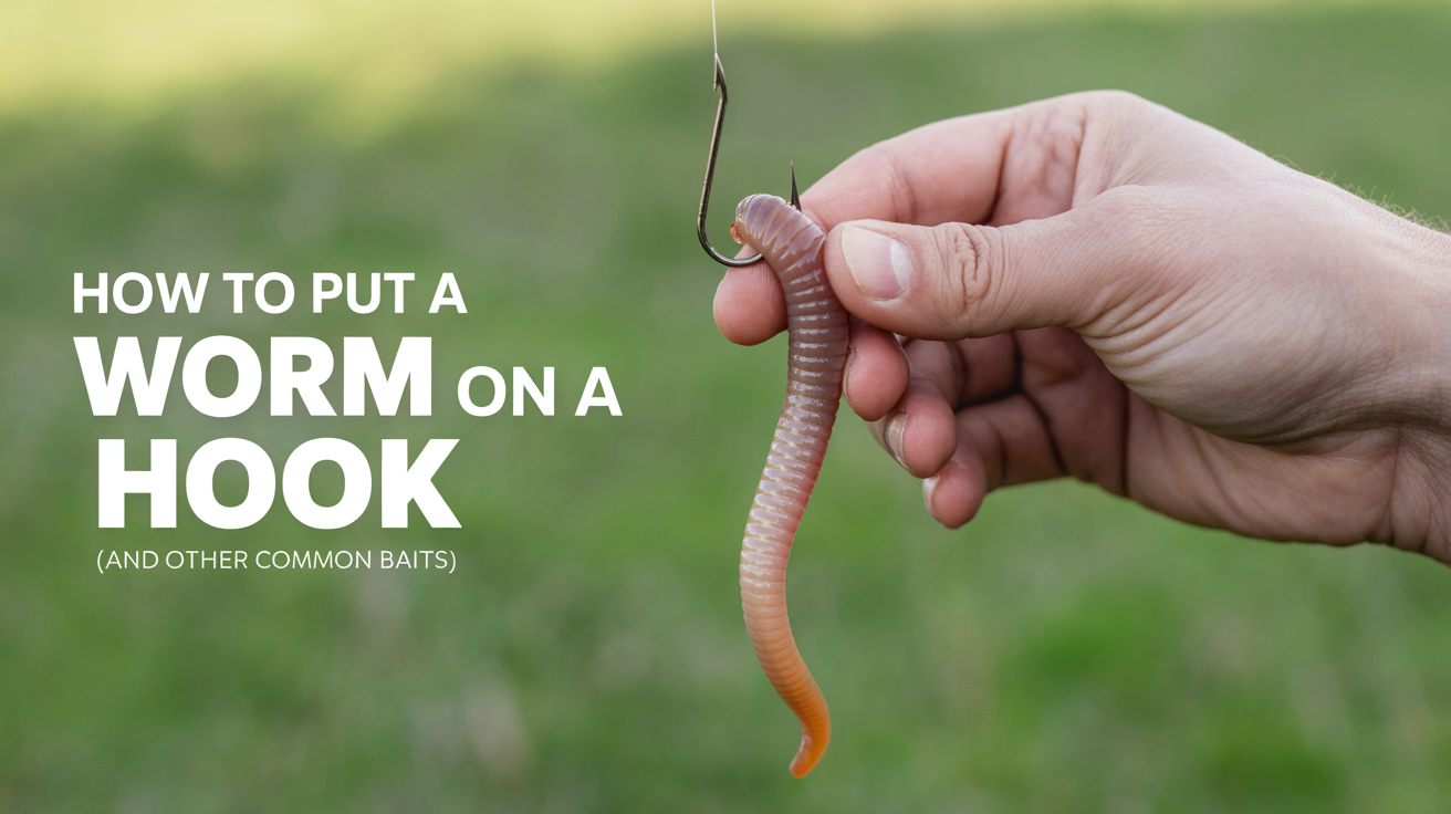 How to Put a Worm on a Hook (and Other Common Baits)